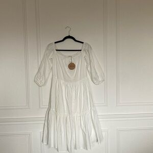 Off Shoulder Flowy Dress